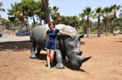 The girl and the rhino, Majorca
